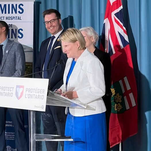 Minister of Health, Sylvia Jones